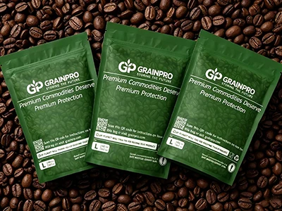 Hermetischer Probenbeutel für Kaffeebohnen