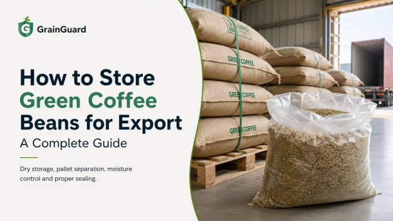 So lagern Sie grüne Kaffeebohnen für den Export: Eine vollständige Anleitung