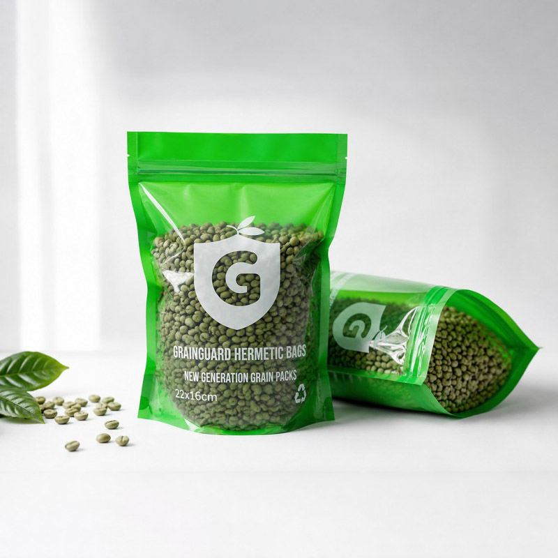 Luftdichter Probenbeutel für grüne Kaffeebohnen